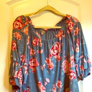 Fancy 3/4 sleeve blouse